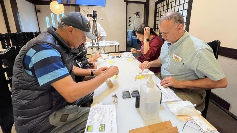 Experience Japanese traditional wagashi-making in a cool indoor setting this July.