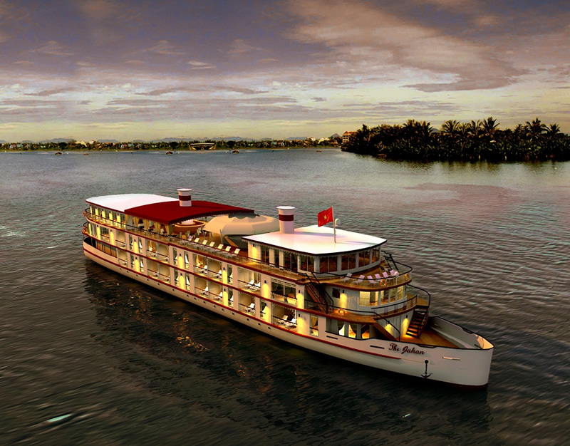 Take a cruise along the Mekong River