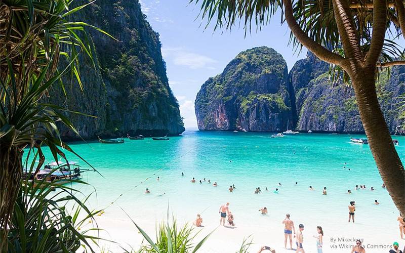 phi phi island beach