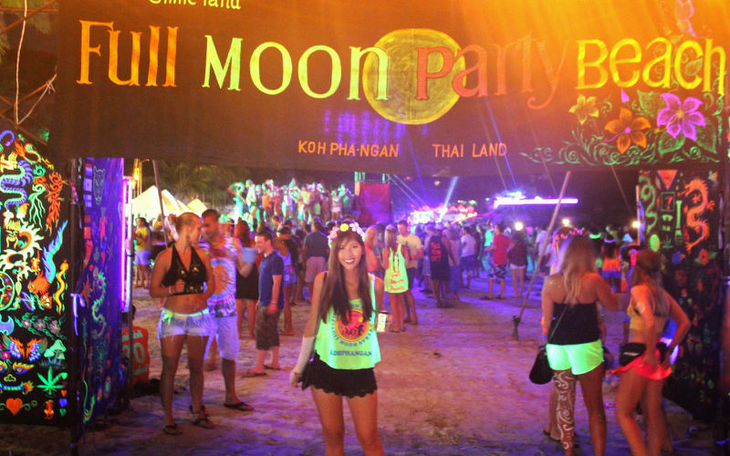 thailand beach party full moon