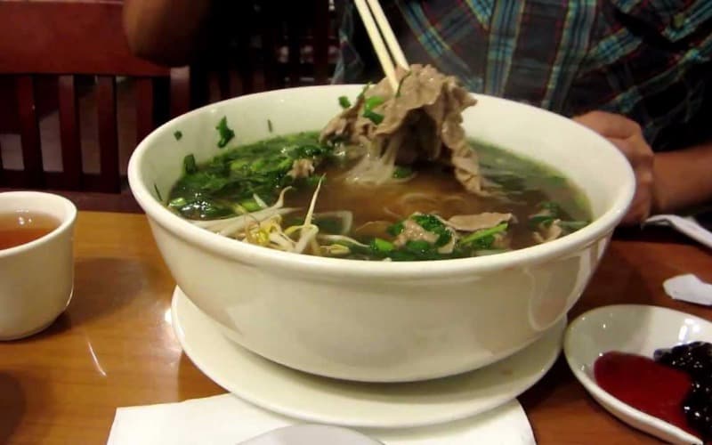 Eating Pho