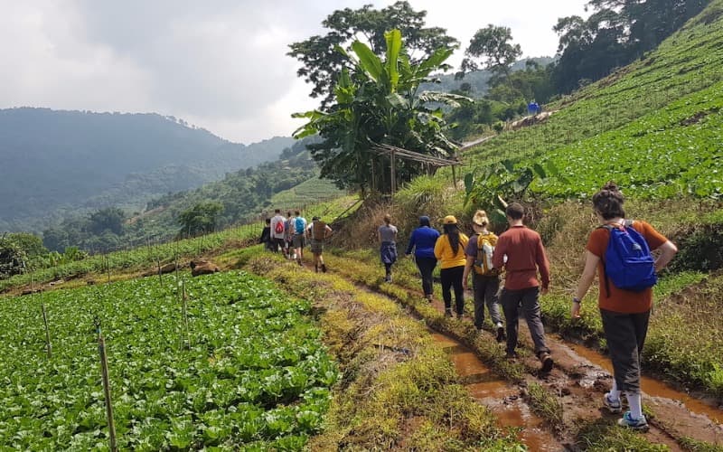 Hiking around the Hmong Village