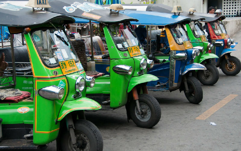 Tuk tuks in Bangkok