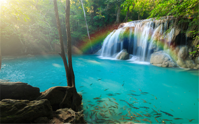 Thailand Erawan Waterfall