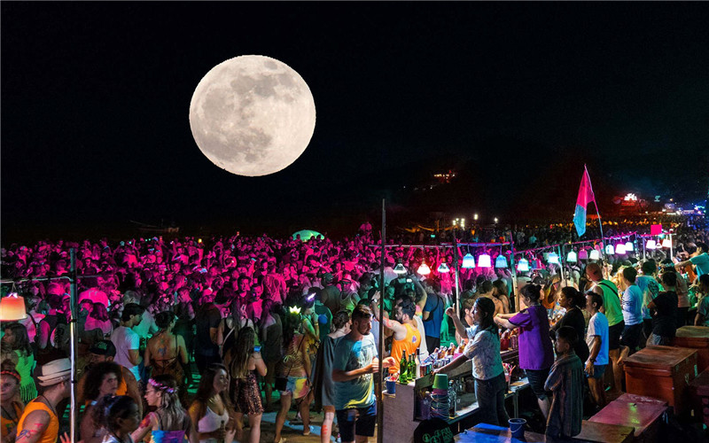 full moon party thailand