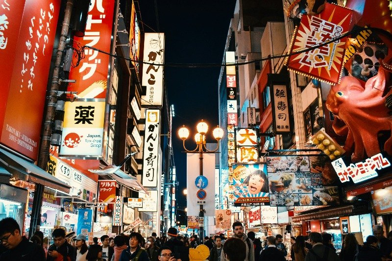 Nighttime at Dotonbori