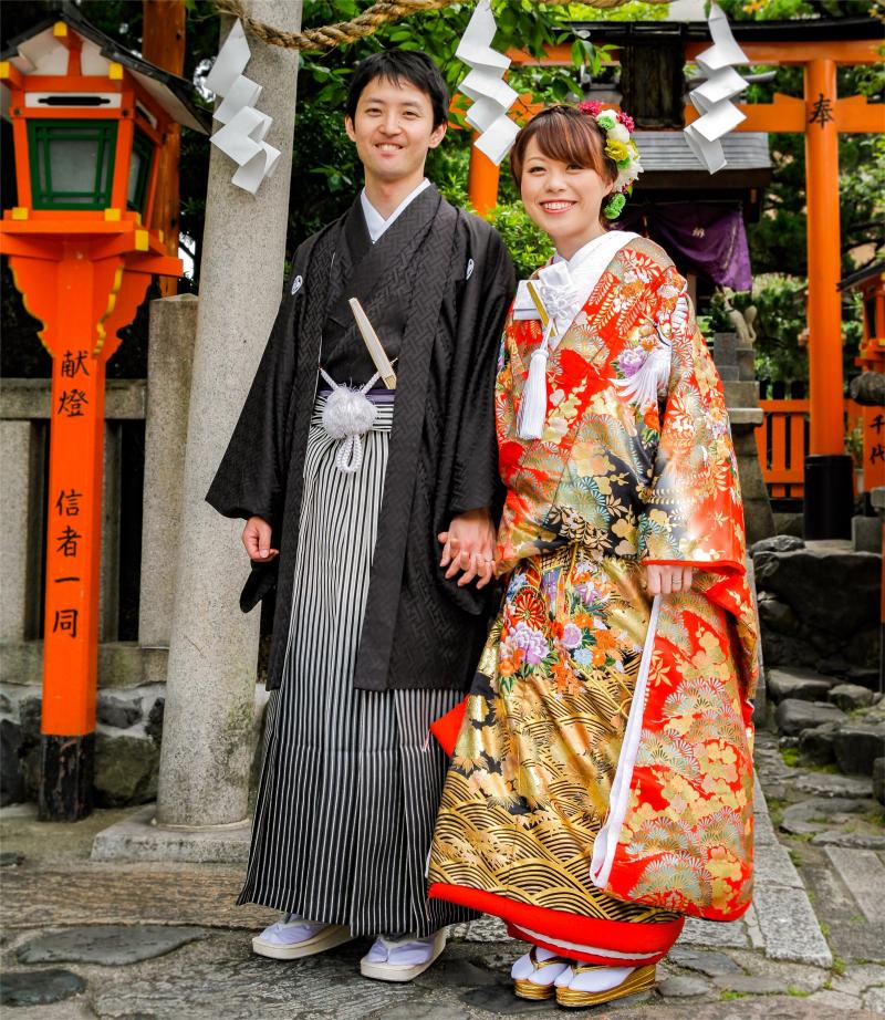 Couple in Kimono