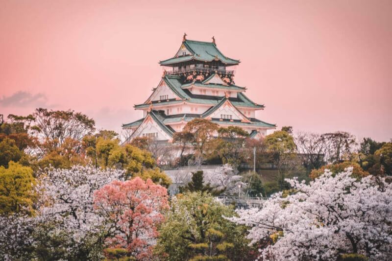 Enjoying Sakura in Osaka Castle Park Is One of Top Things to Do in Osaka Japan in April