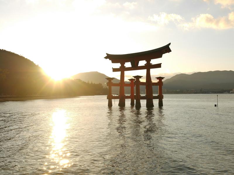 Visiting Itsukushima Shrine in Japan on May
