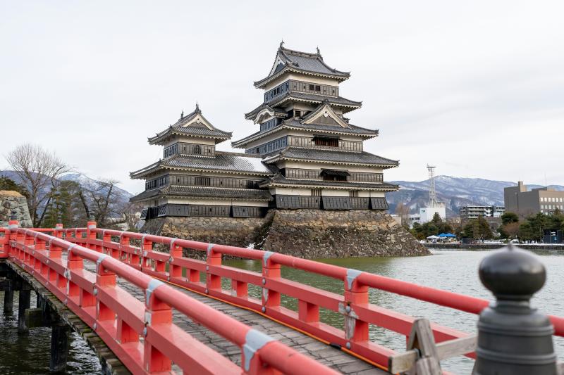 Matsumoto Castle, Nagano, Japan in February