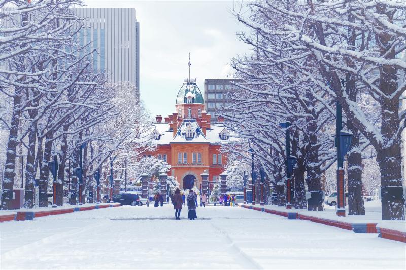 Former Hokkaido Government Office in Japan February