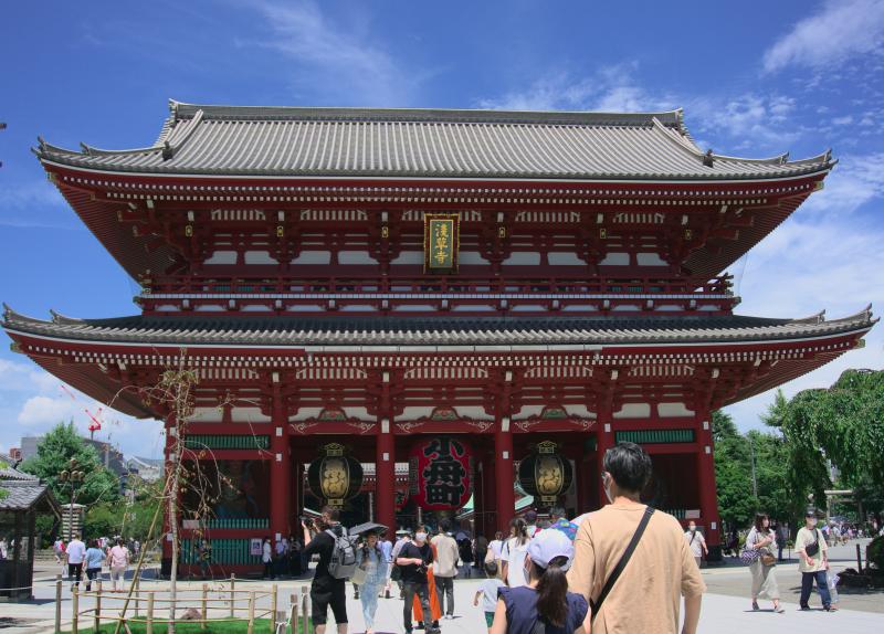 Sensoji Temple during Late July in Japan
