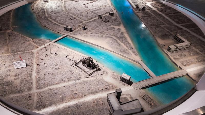 Diorama in the Hiroshima Peace Memorial Museum