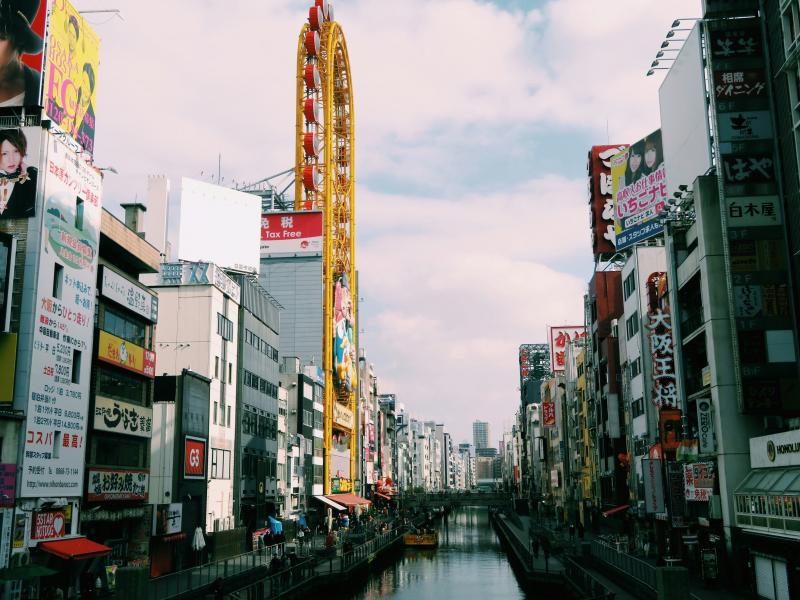 Take a Ride on Donki Ferris Wheel in Osaka When Traveling Japan with Kids