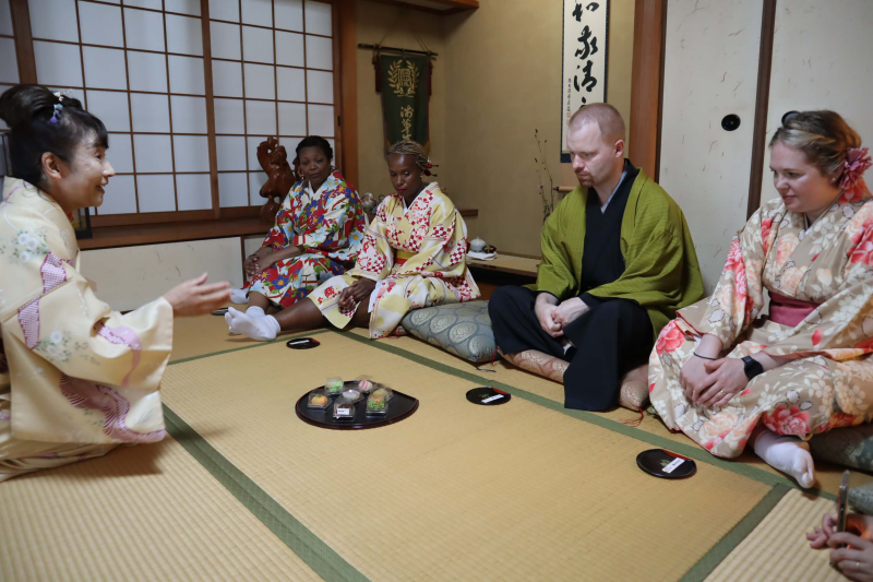 Our Private Japan Honeymoon Trip to Experience Tea Ceremony in Kimono