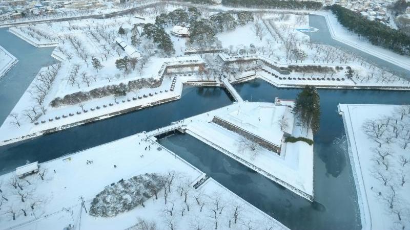 Winter Weather in Hokkaido Japan
