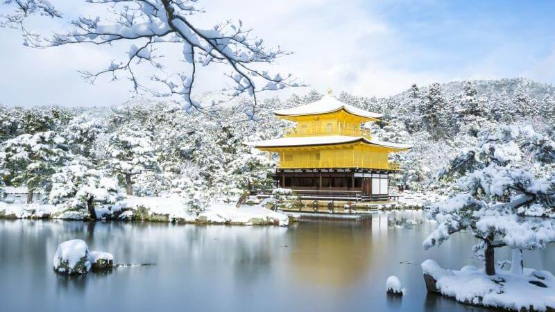 Winter Charm of Kinkaku-ji