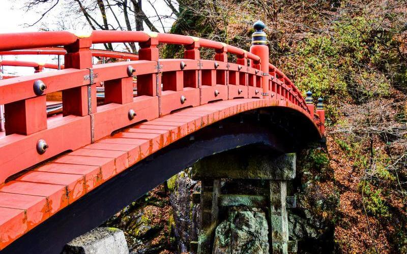 Kanto Autumn Colors at Nikko Shinkyō Bridge in Mid-October