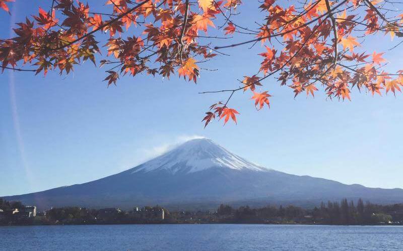 Enjoy Japan during Autumn at Lake Kawaguchiko