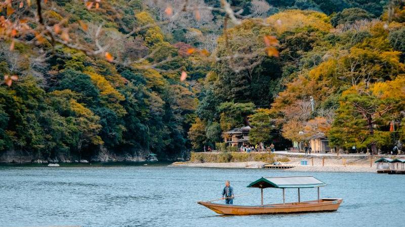 Stunning Autumn Scenery at Arashiyama, Kyoto