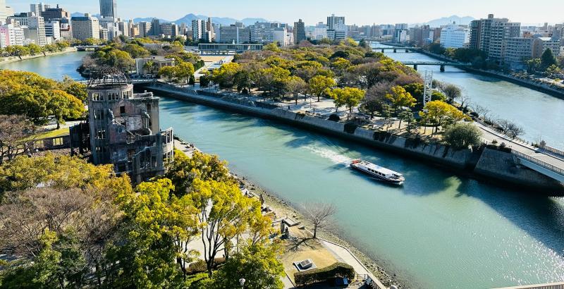 The Atomic Bomb Dome in Hiroshima