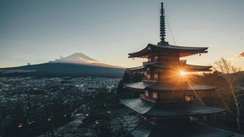 Sunset Mt Fuji