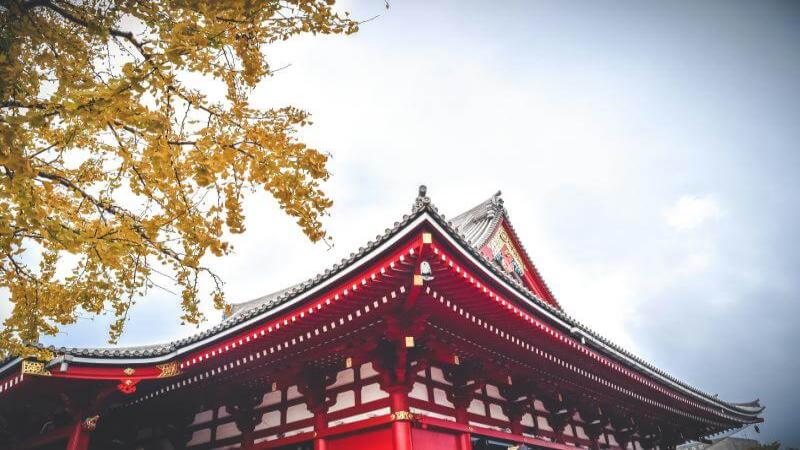 Tokyo Fall Colors at Senso-ji Temple