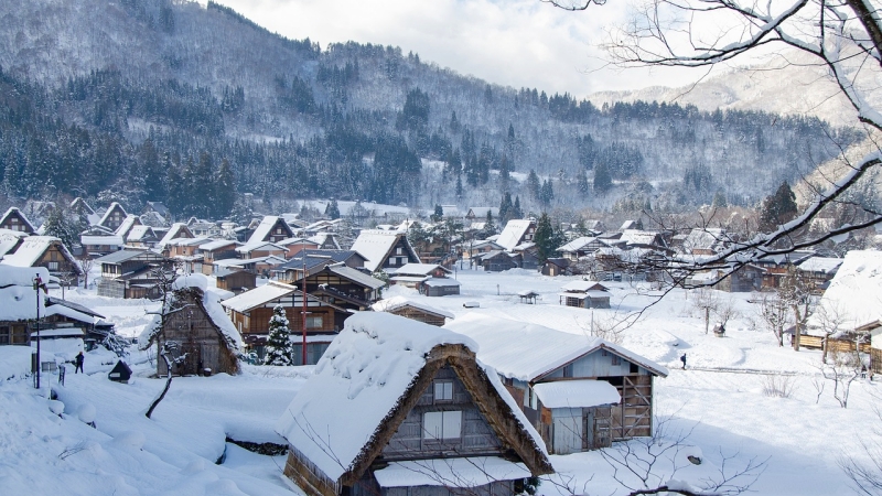 Best Fairy Town of Snow in Shirakawa-go