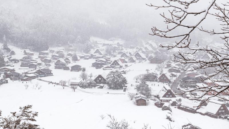 Shirakawa-go in Winter