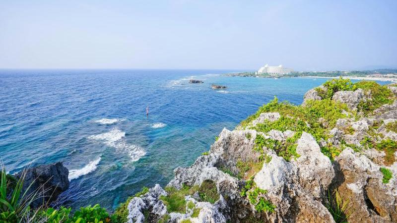 Breathtaking Seascape View of Cape Manzamo, Onna