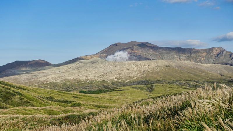 Visit Mount Aso for Its Volcano and Natural Wonders