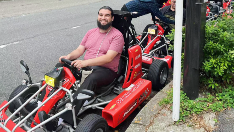 Zoom through Tokyo's streets in a thrilling go-kart ride!
