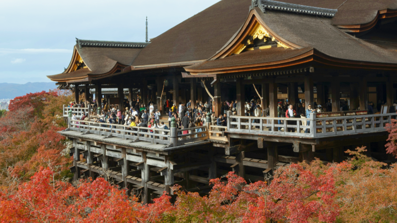 Kiyomizu-Dera Temple Offers Panoramic Views of Kyoto