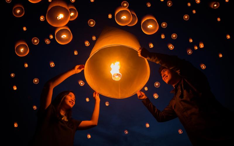 Yi Peng Lantern Festival in Thailand