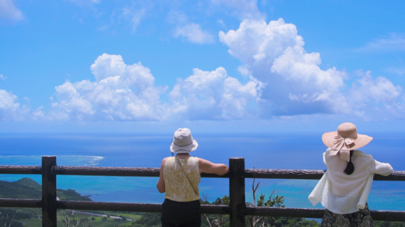 Gazing Over the Blues: Scenic Overlook on Ishigaki Island