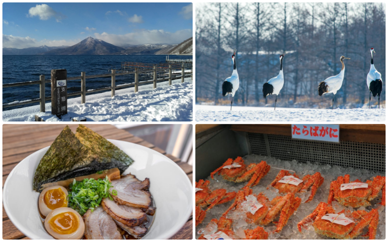 Hokkaido turns to a snowy wonderland in winter