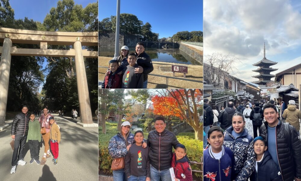 Family of 4 Trip to Japan