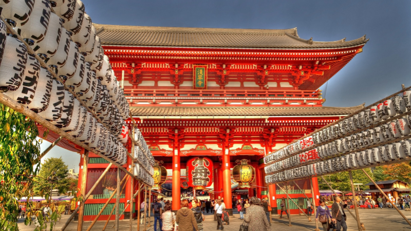 Asakusa Temple, Tokyo, Japan