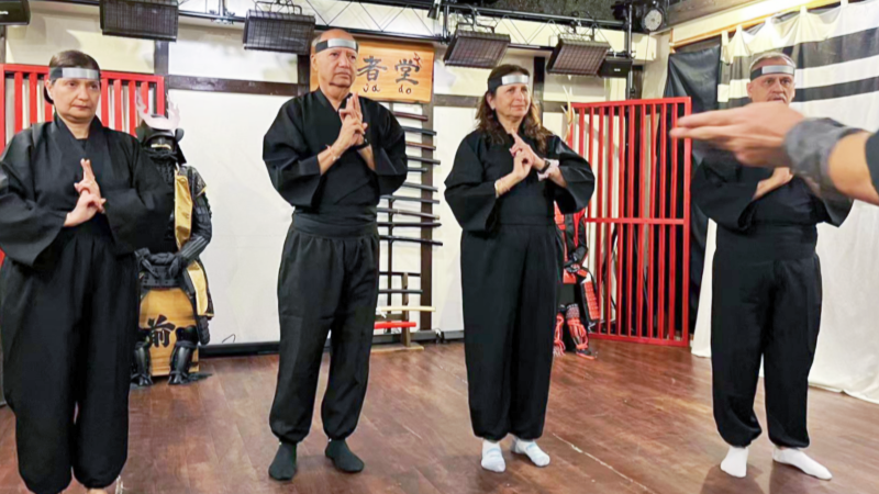 A hands-on ninja experience in Japan