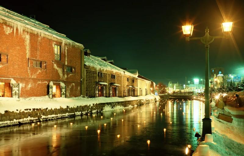 Otaru Canal Winter Illumination