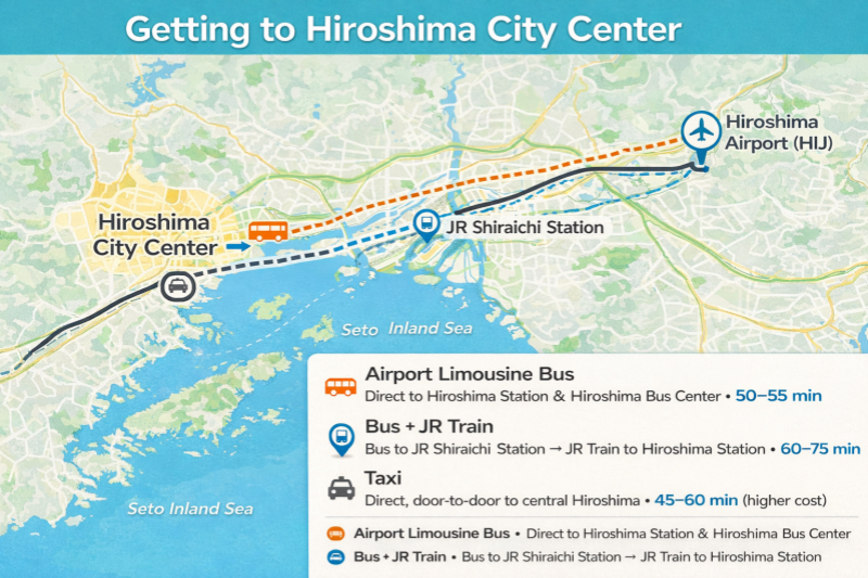 Hiroshima Transportation Map