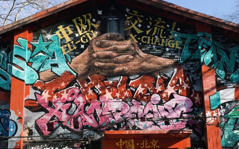 A Graffiti Wall in 798 Art Museum