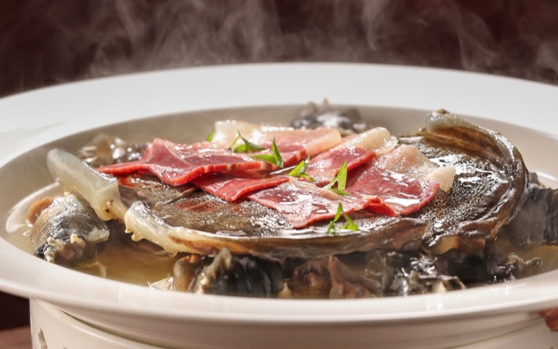 Stewed Soft-Shelled Turtle with Ham