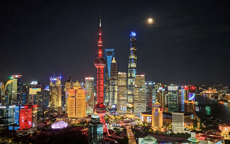 The Lujiazui Skyline
