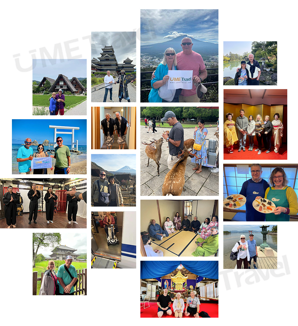Real Smiles, Timeless Memories. Join the hundreds of mature travelers who have discovered Japan’s wonders at their own rhythm with UME Travel.