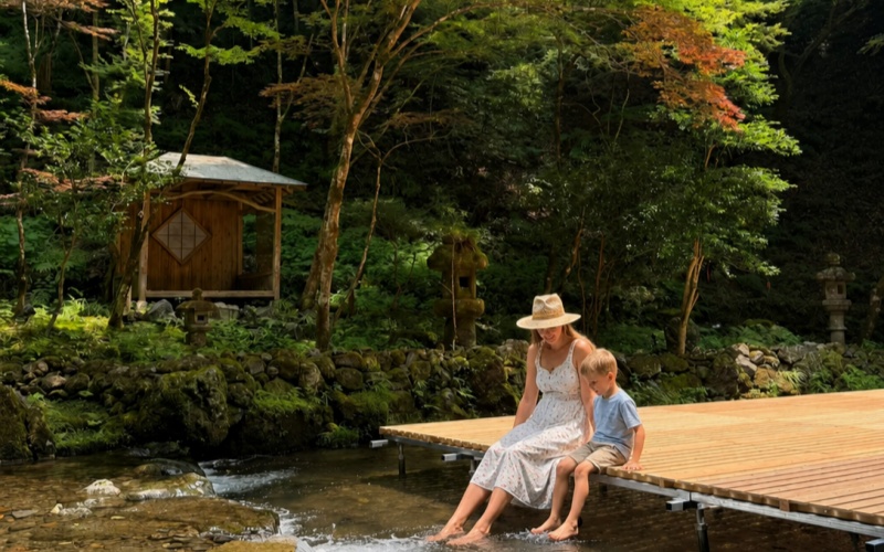 A Cool Mountain Escape in Kibune Shrine
