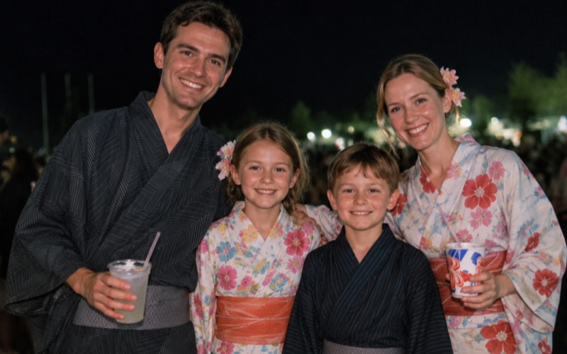 Family Yukata Photoshoot