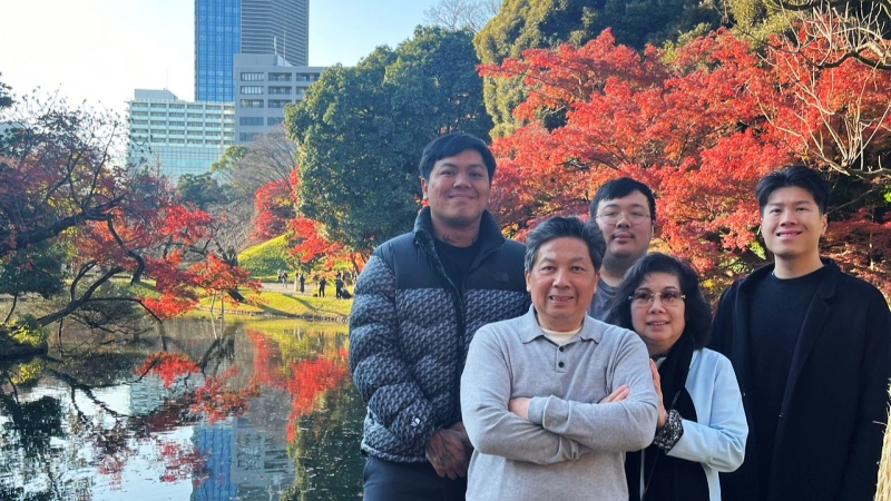 Our family groups experienced a great autumn in Japan