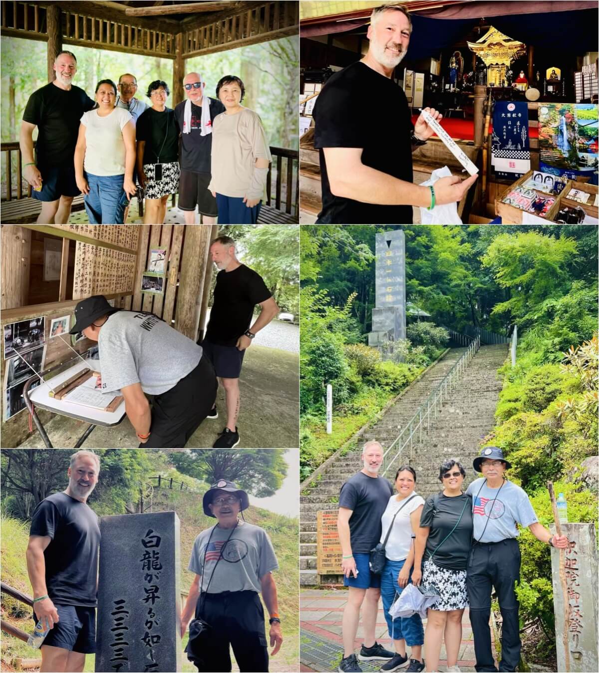 A group of senior travelers exploring Japan’s cultural heritage through temples, historic sites, and local experiences.