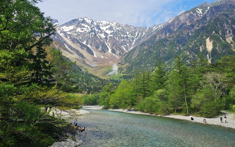 Kamikochi Valley, where pristine alpine waters and the snow-capped Japanese Alps offer the ultimate luxury nature retreat.